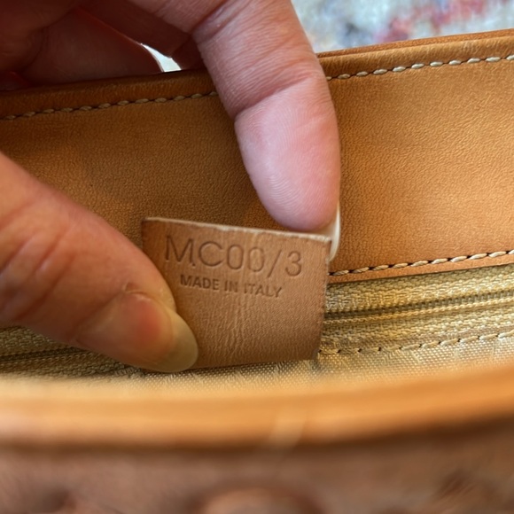 CELINE Macadam Suede Tote in Burnt Orange - Picture 9 of 10